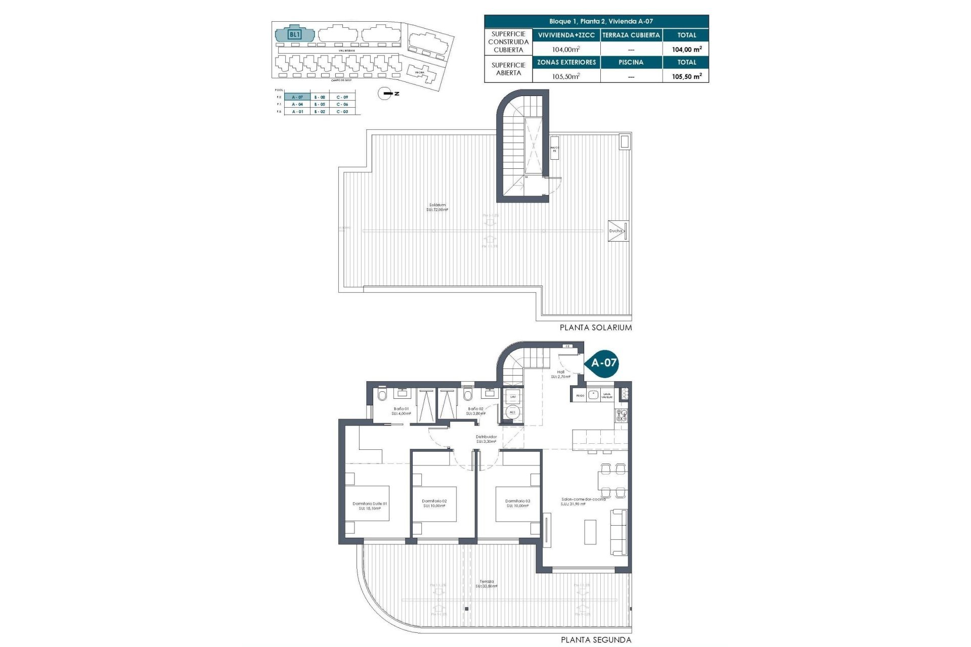New Build - Penthouse -
Los Alcazares - Serena Golf