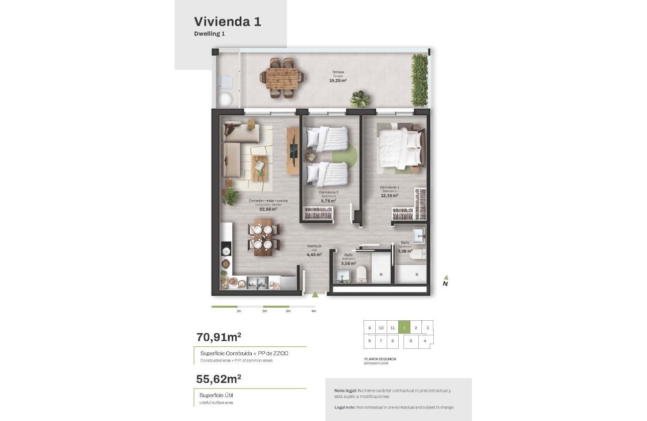 New Build - Penthouse -
Mojacar - Descargador