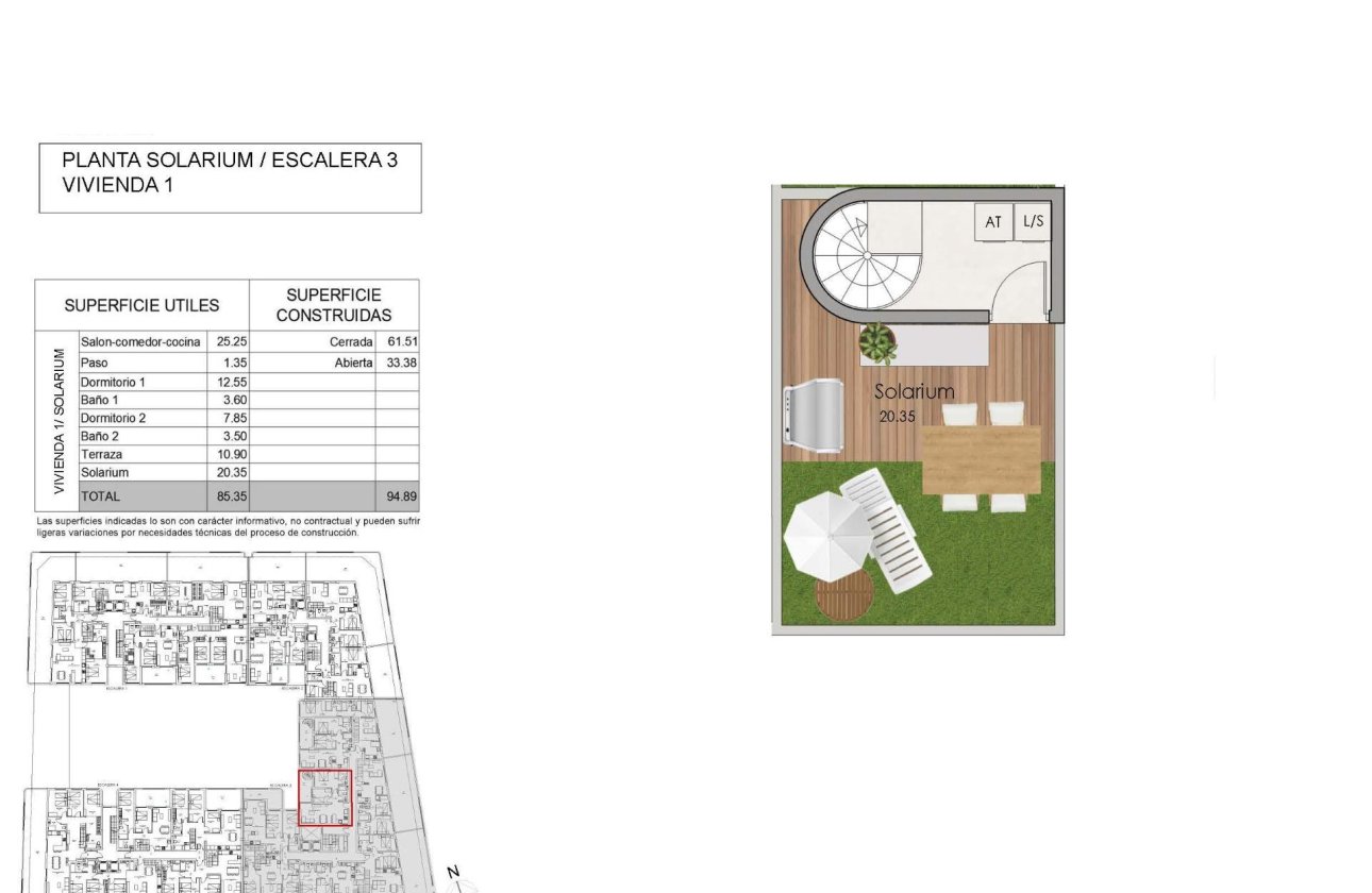 New Build - Penthouse -
Santa Pola - Estacion de autobuses