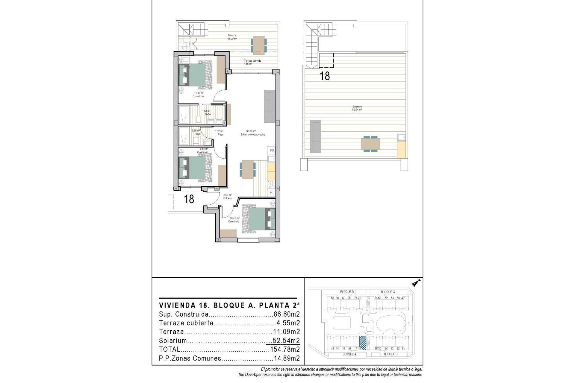 New Build - Penthouse -
Torre Pacheco - San Cayetano