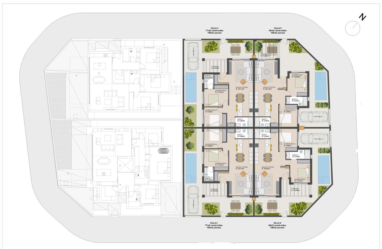 New Build - Quad House -
Torre Pacheco - El Alba