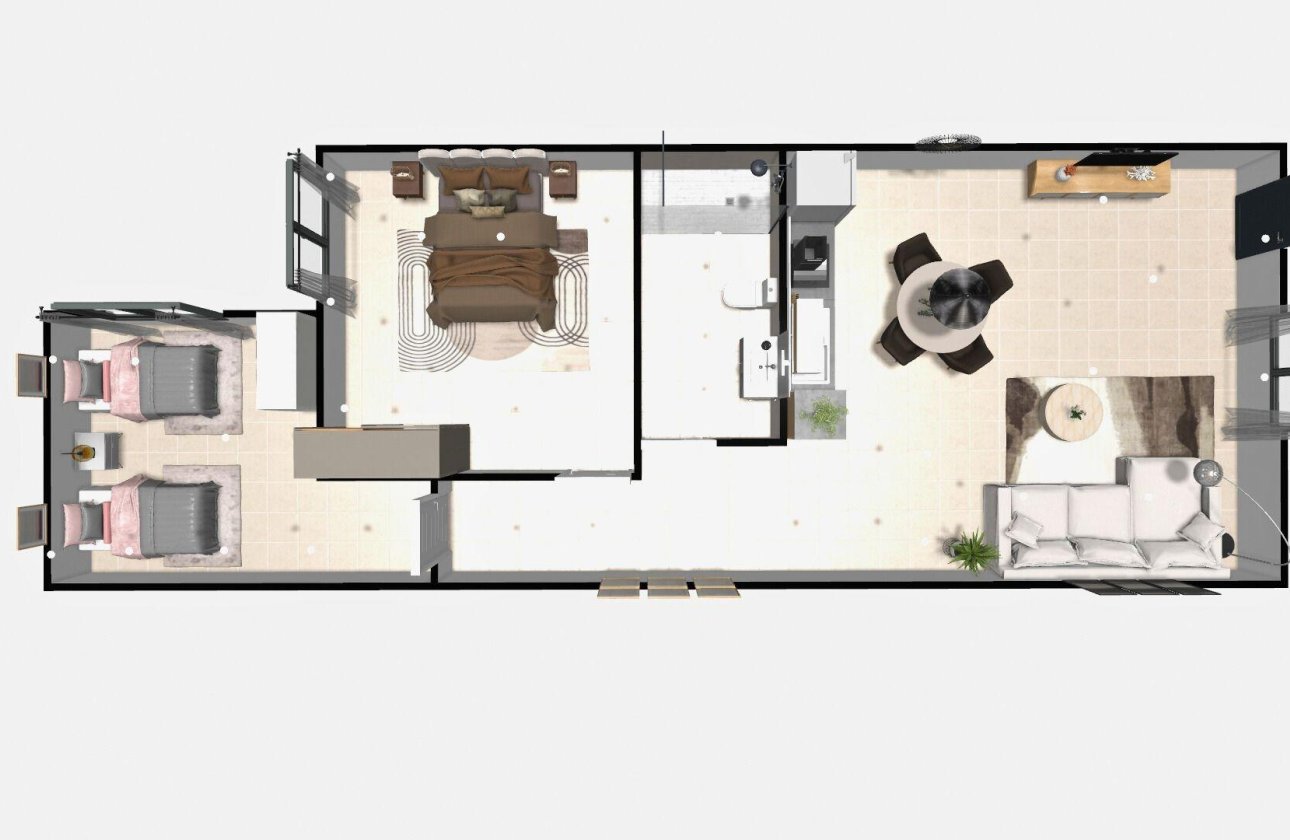 New Build - Top Floor Bungalow -
Hondón de las Nieves - La Canalosa