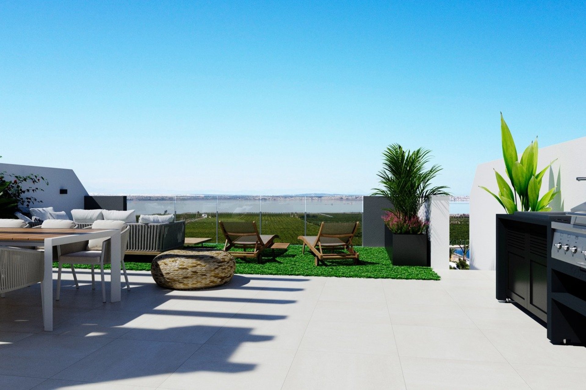 New Build - Top Floor Bungalow -
Torrevieja - Lago Jardín II