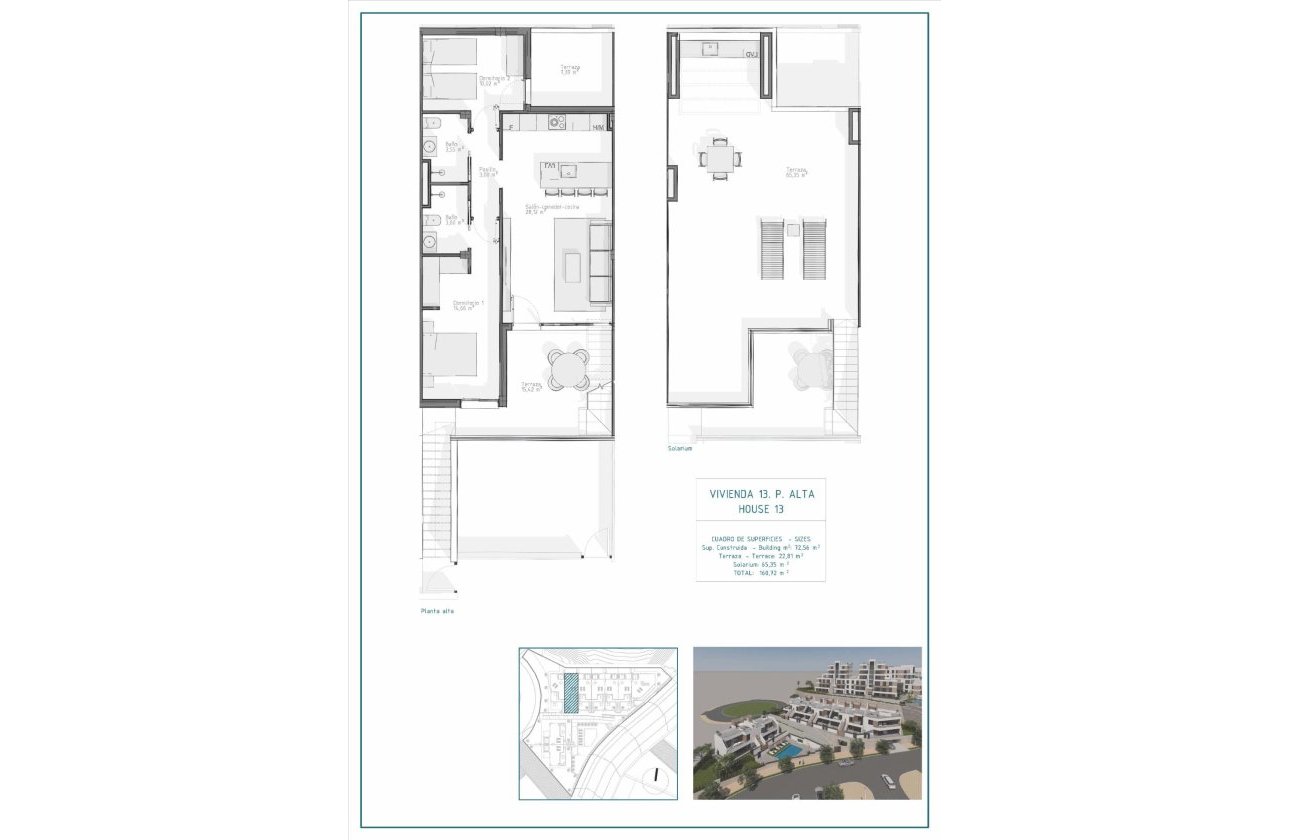 New Build - Top Floor Bungalow -
Vera - Pueblo Salinas