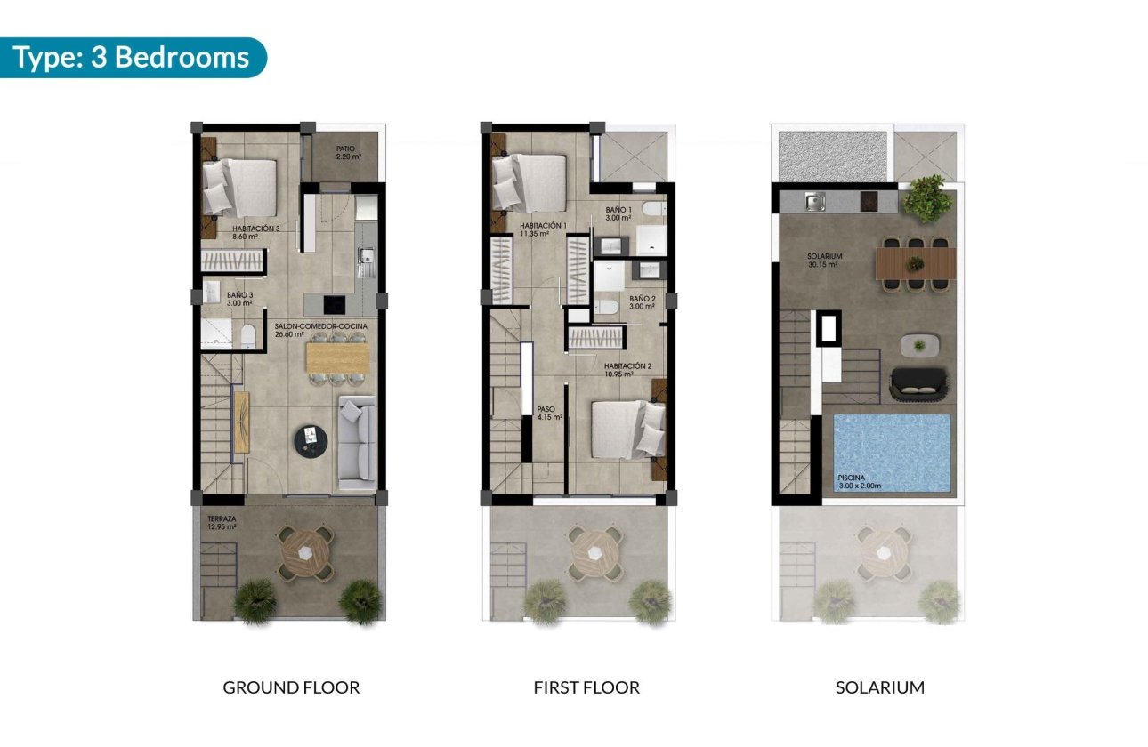 New Build - Town House -
Dolores - Sector 2