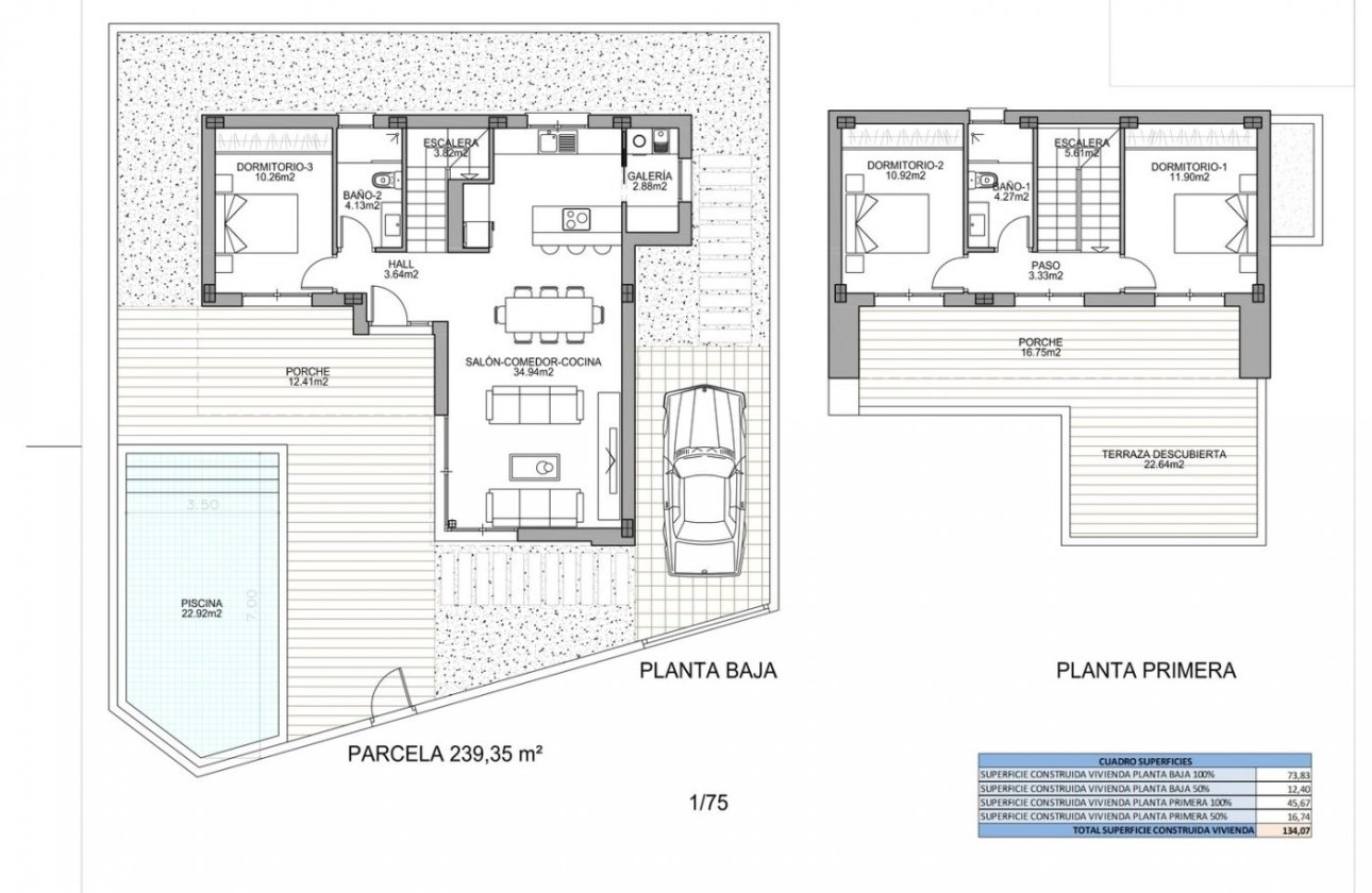 New Build - Villa -
Benijofar - Polideportivo