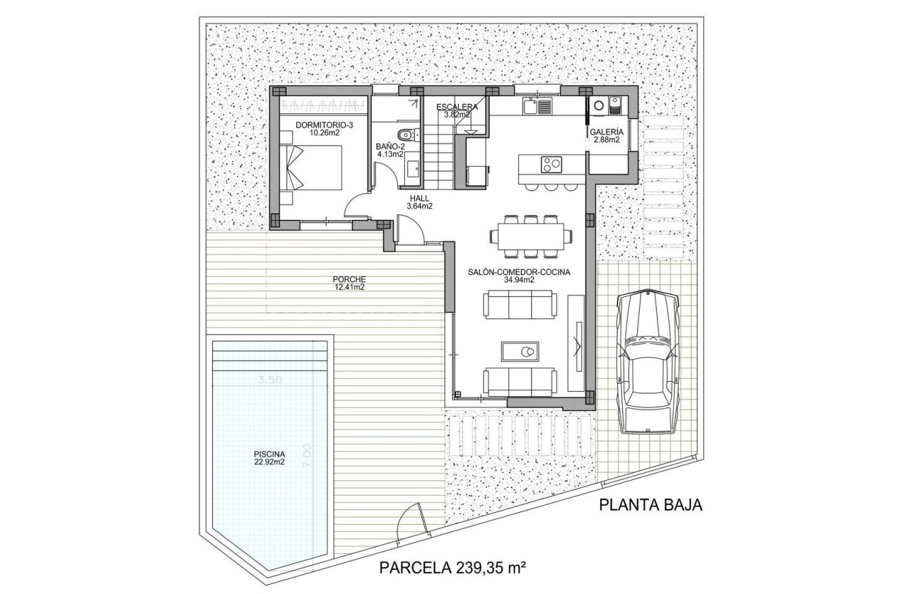 New Build - Villa -
Benijofar - Polideportivo