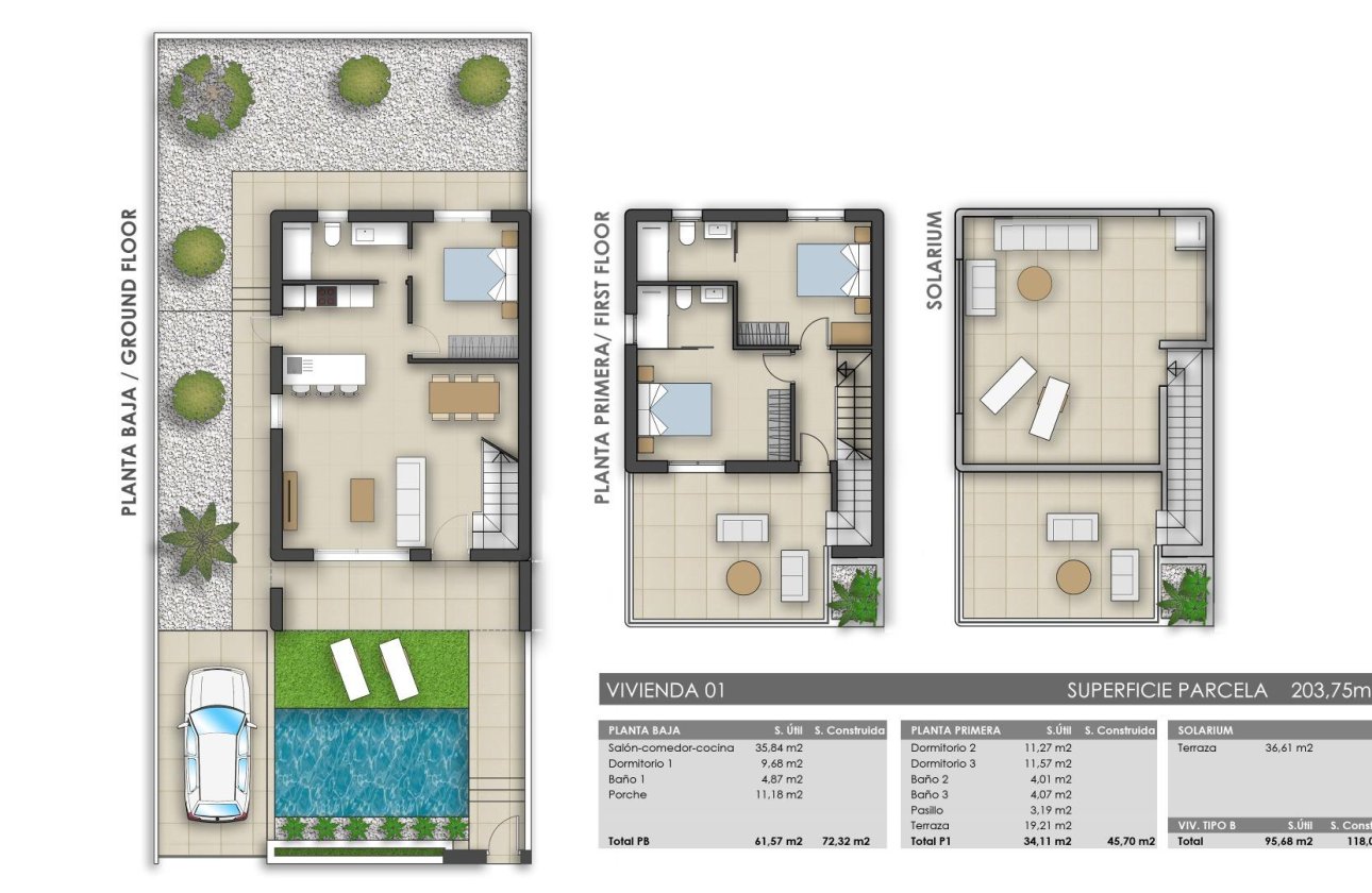 New Build - Villa -
Pilar de la Horadada - Polideportivo