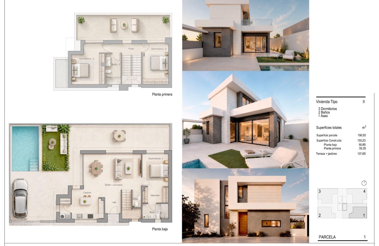 New Build - Villa -
Pilar de la Horadada - pueblo