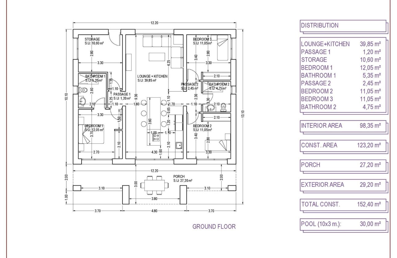 New Build - Villa -
Pinoso - Lel