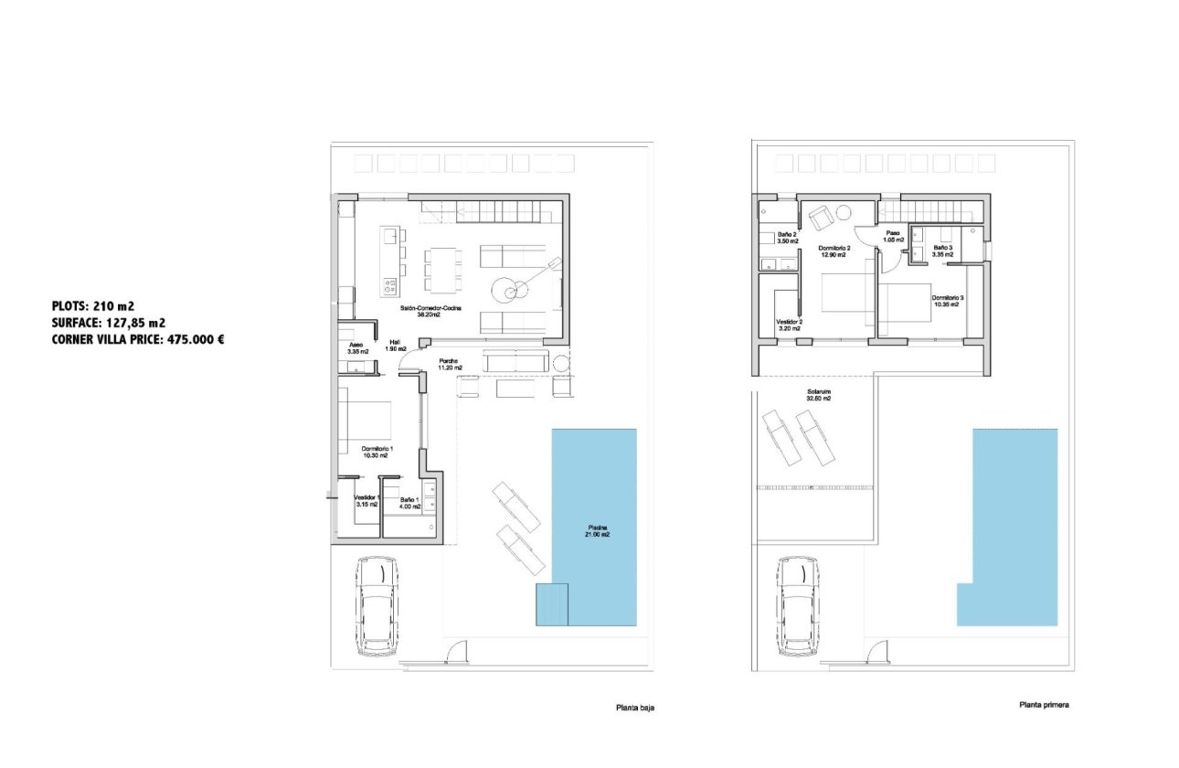 New Build - Villa -
San Javier - Parque de los leones