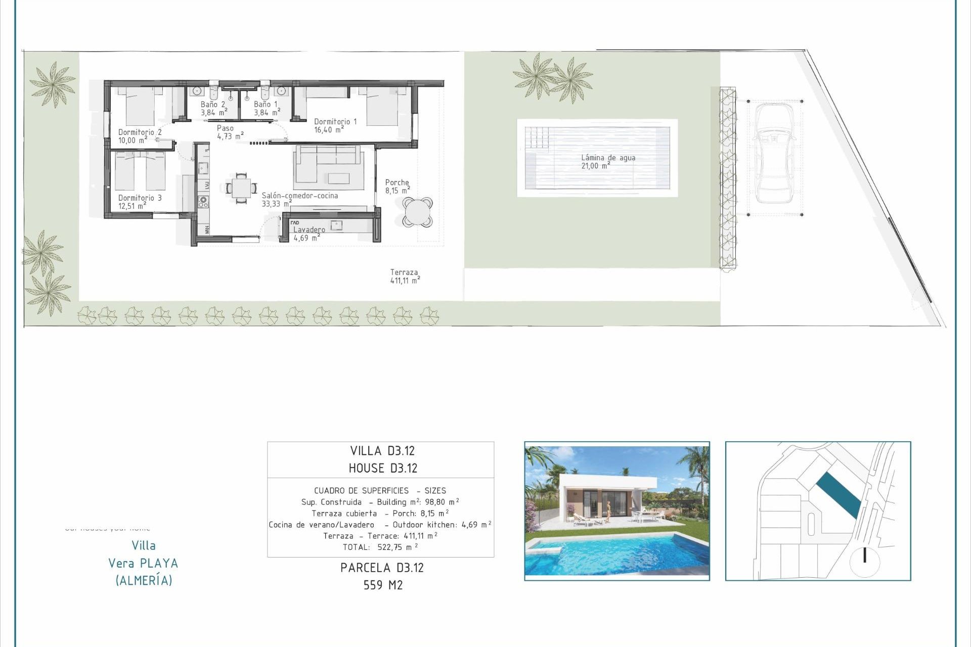 New Build - Villa -
Vera - Pueblo Salinas