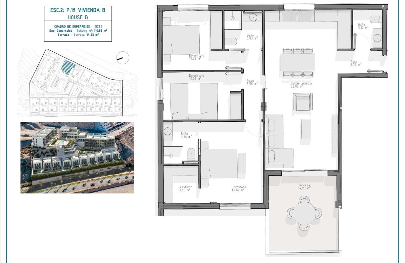 Nieuwbouw Woningen - Appartement -
Aguilas - El Hornillo