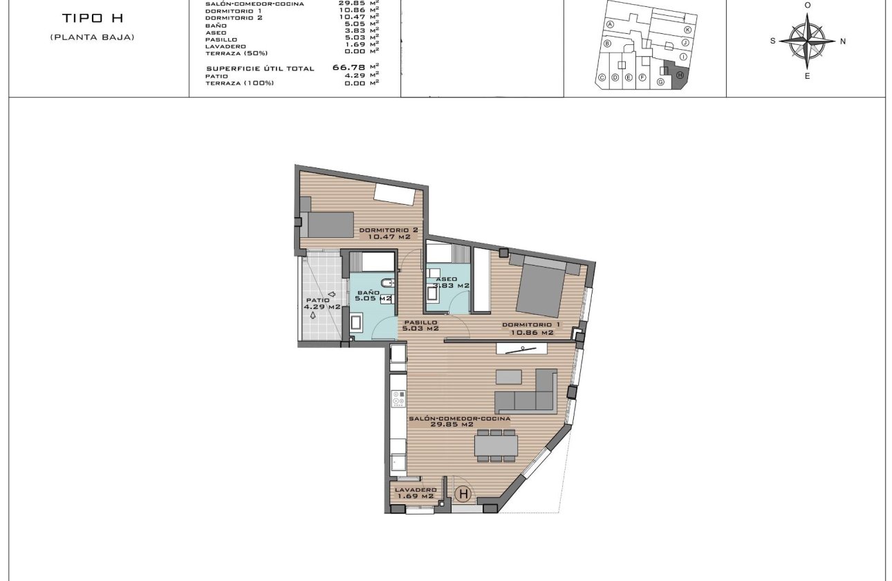 Nieuwbouw Woningen - Appartement -
Algorfa - Pueblo