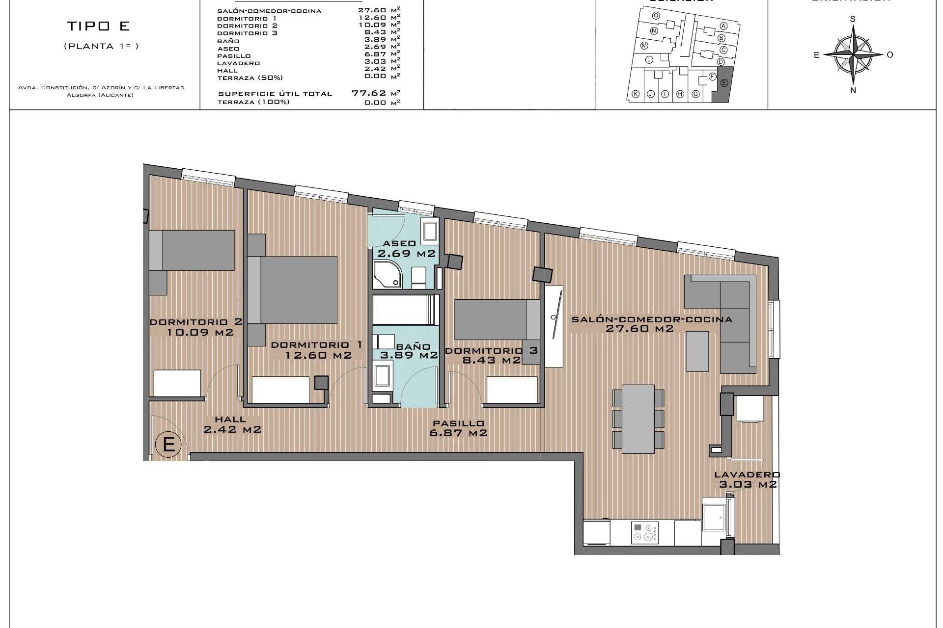 Nieuwbouw Woningen - Appartement -
Algorfa - Pueblo