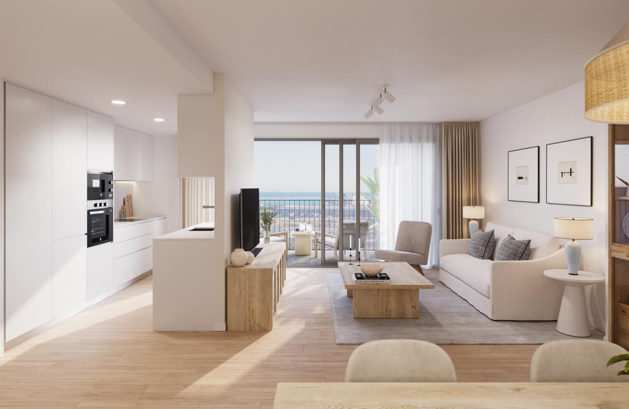 Nieuwbouw Woningen - Appartement -
Alicante - Benalua