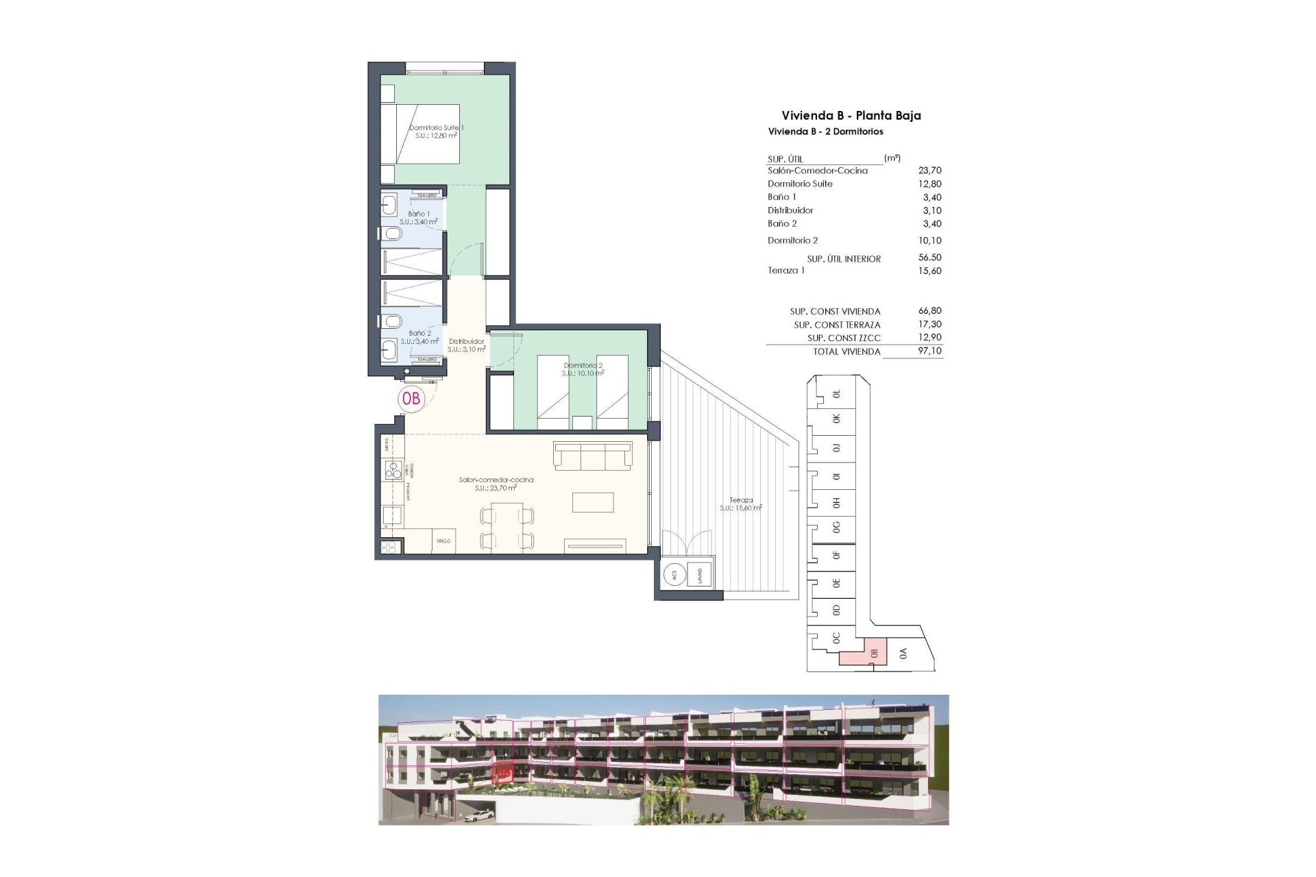 Nieuwbouw Woningen - Appartement -
Benijofar - Pueblo