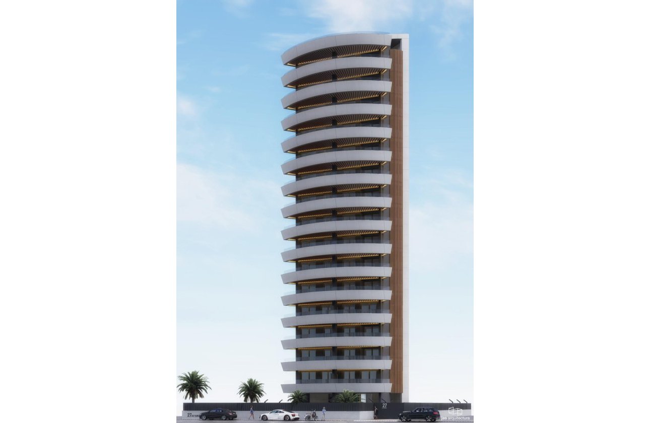 Nieuwbouw Woningen - Appartement -
Calpe - Playa Cantal Roig