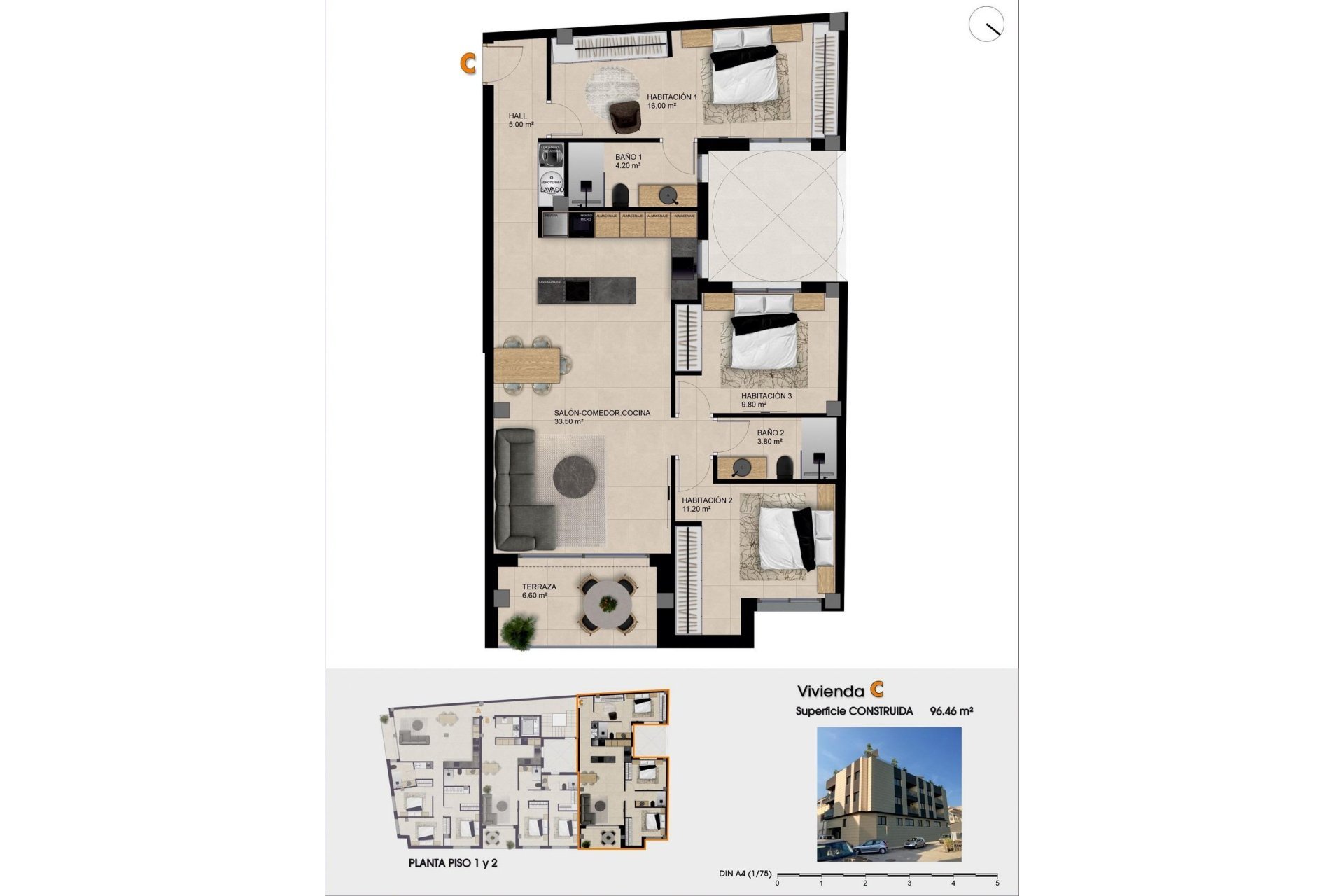 Nieuwbouw Woningen - Appartement -
Catral - pueblo