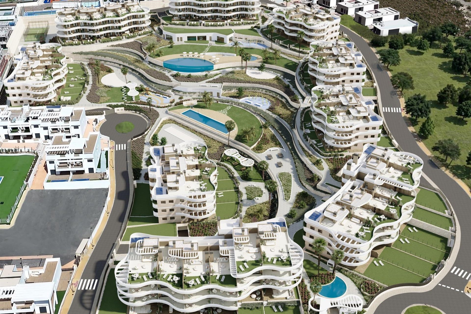 Nieuwbouw Woningen - Appartement -
Finestrat - Campana Garden