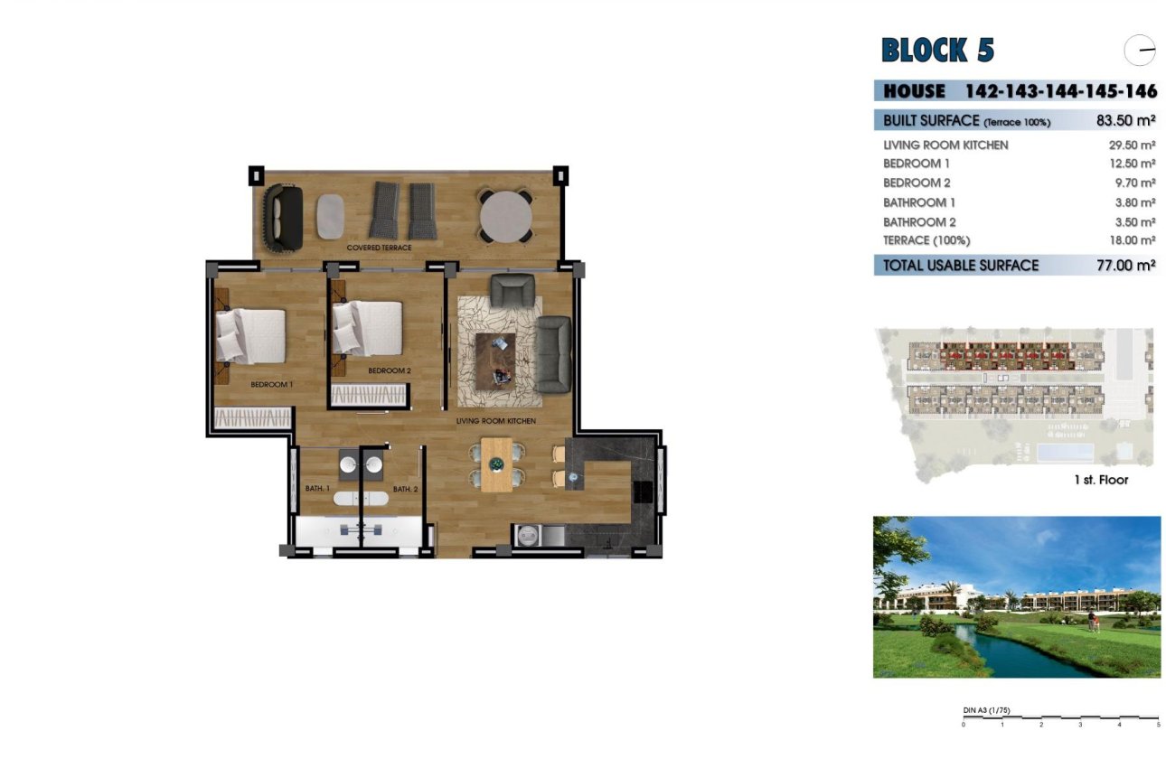 Nieuwbouw Woningen - Appartement -
Los Alcazares - La Serena Golf