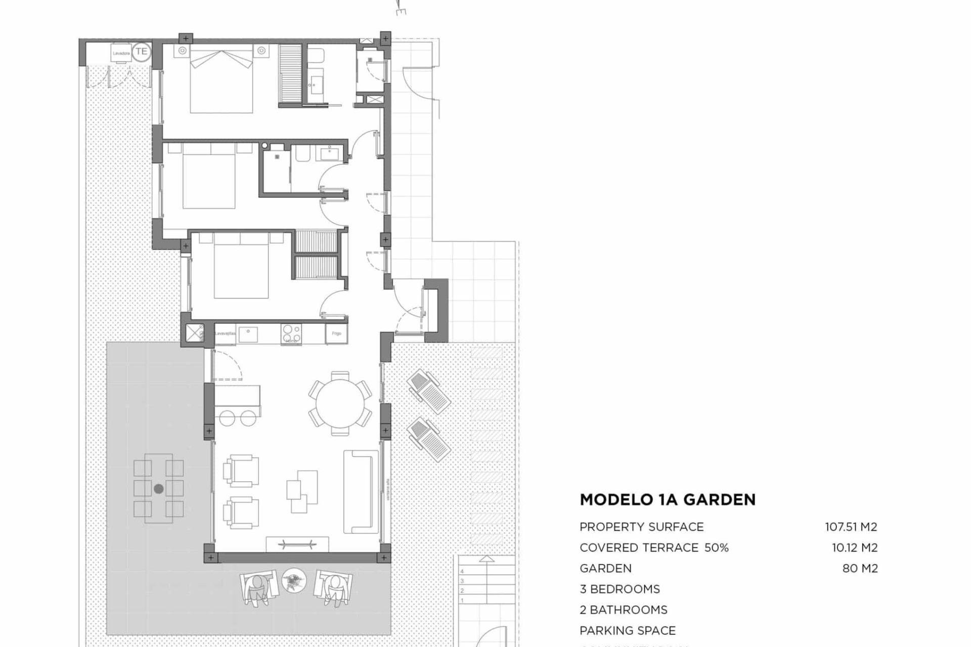 Nieuwbouw Woningen - Appartement -
Los Alcazares - Parque Diana