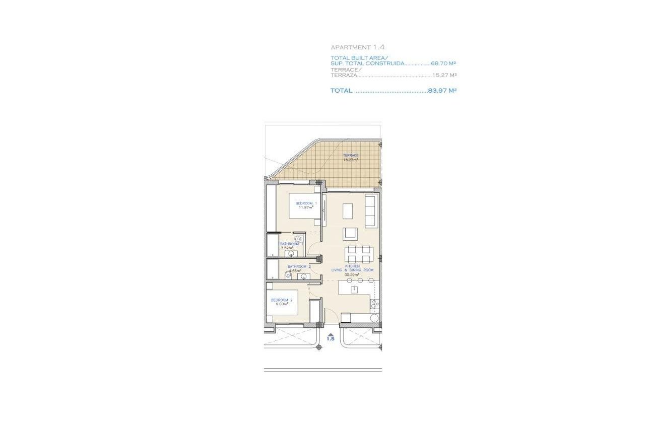 Nieuwbouw Woningen - Appartement -
Los Alcazares - Serena Golf