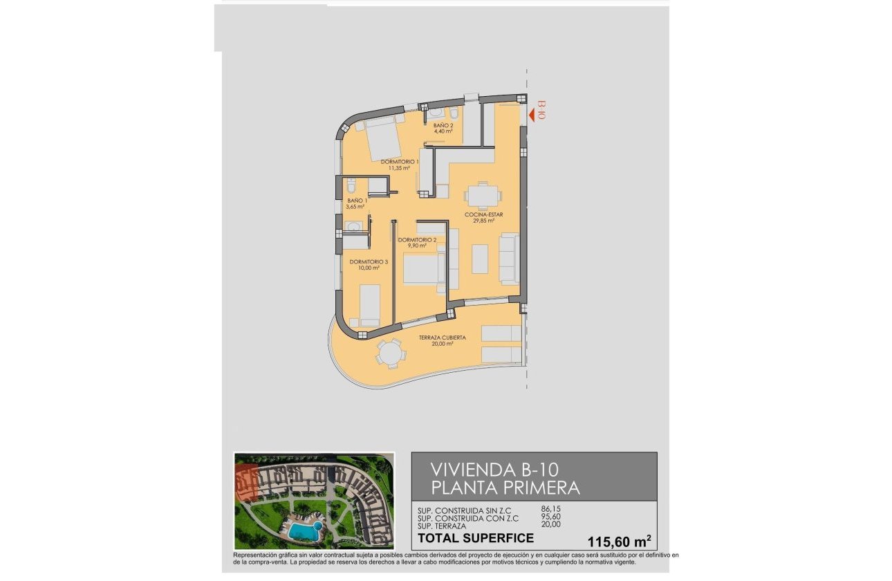 Nieuwbouw Woningen - Appartement -
Los Alcazares - Serena Golf