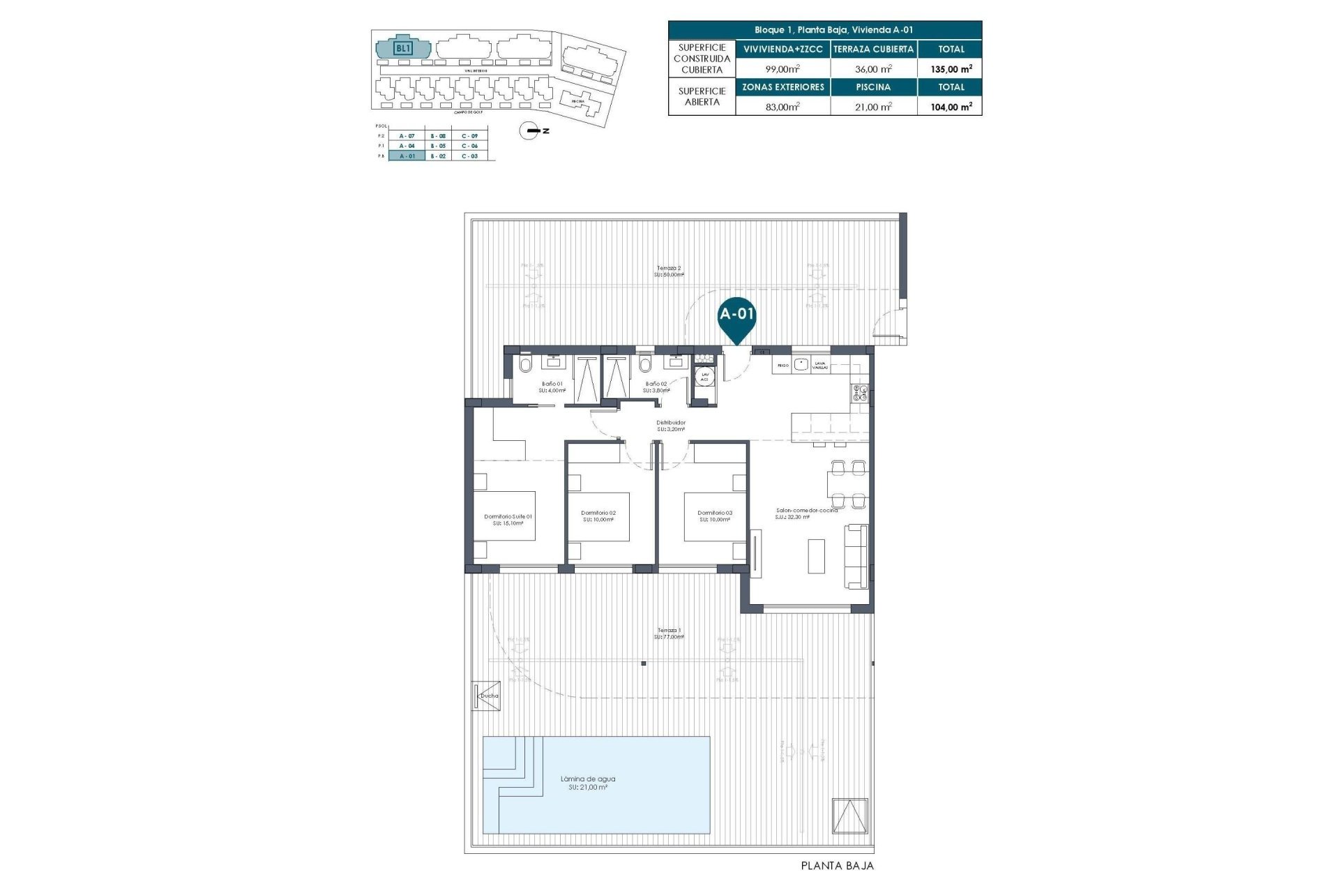 Nieuwbouw Woningen - Appartement -
Los Alcazares - Serena Golf