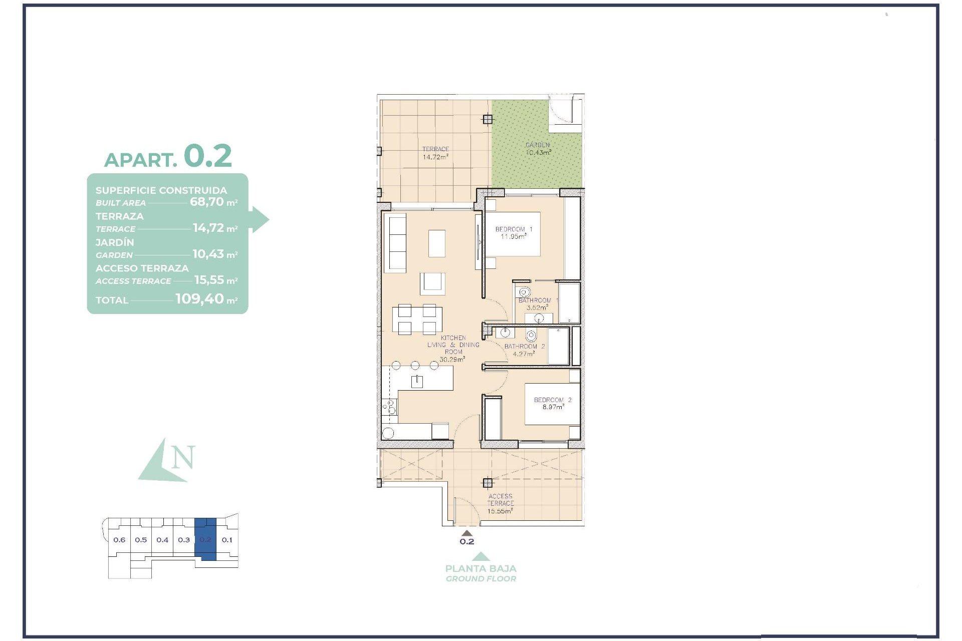 Nieuwbouw Woningen - Appartement -
Los Alcazares - Serena Golf