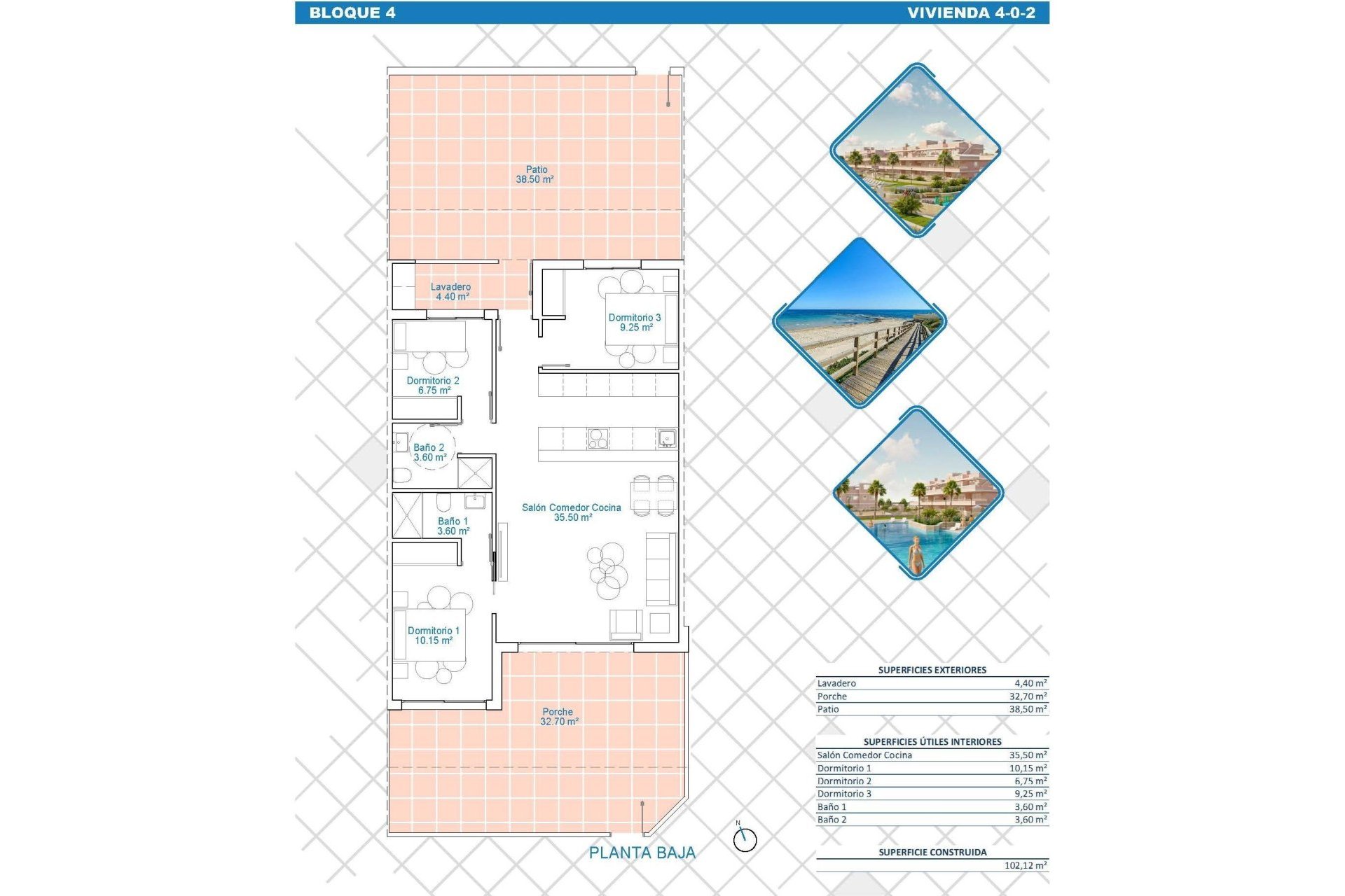 Nieuwbouw Woningen - Appartement -
Pilar de la Horadada - Lo Monte