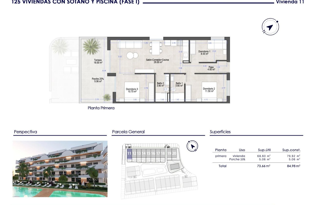 Nieuwbouw Woningen - Appartement -
San Javier - Santiago De La Ribera