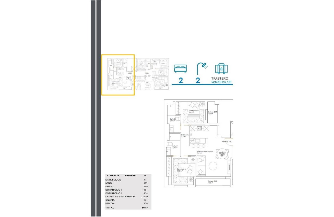 Nieuwbouw Woningen - Appartement -
San Javier - Santiago De La Ribera