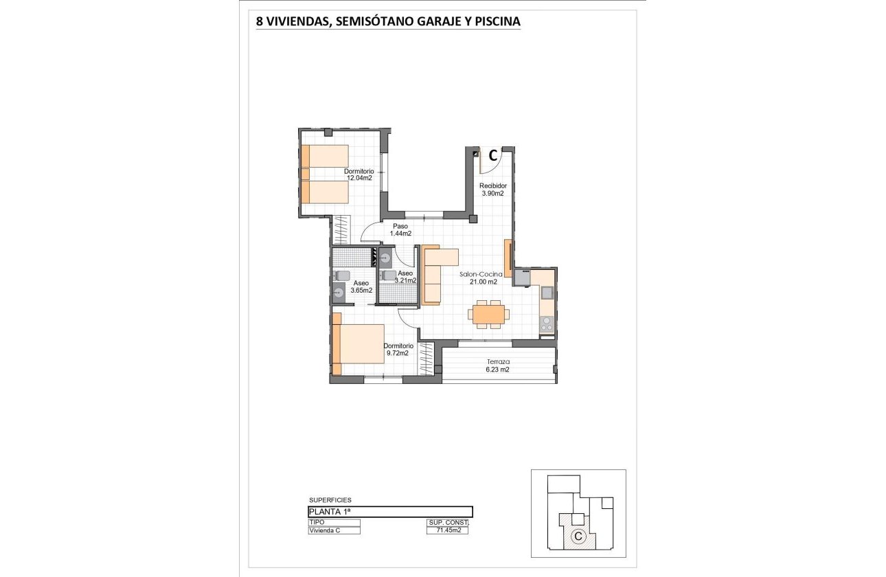 Nieuwbouw Woningen - Appartement -
San Pedro del Pinatar - Lo Pagan