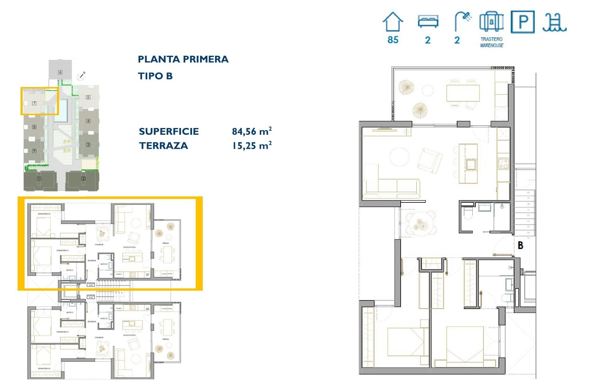 Nieuwbouw Woningen - Appartement -
San Pedro del Pinatar - Pueblo