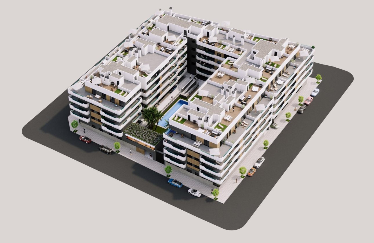 Nieuwbouw Woningen - Appartement -
Santa Pola - Eroski