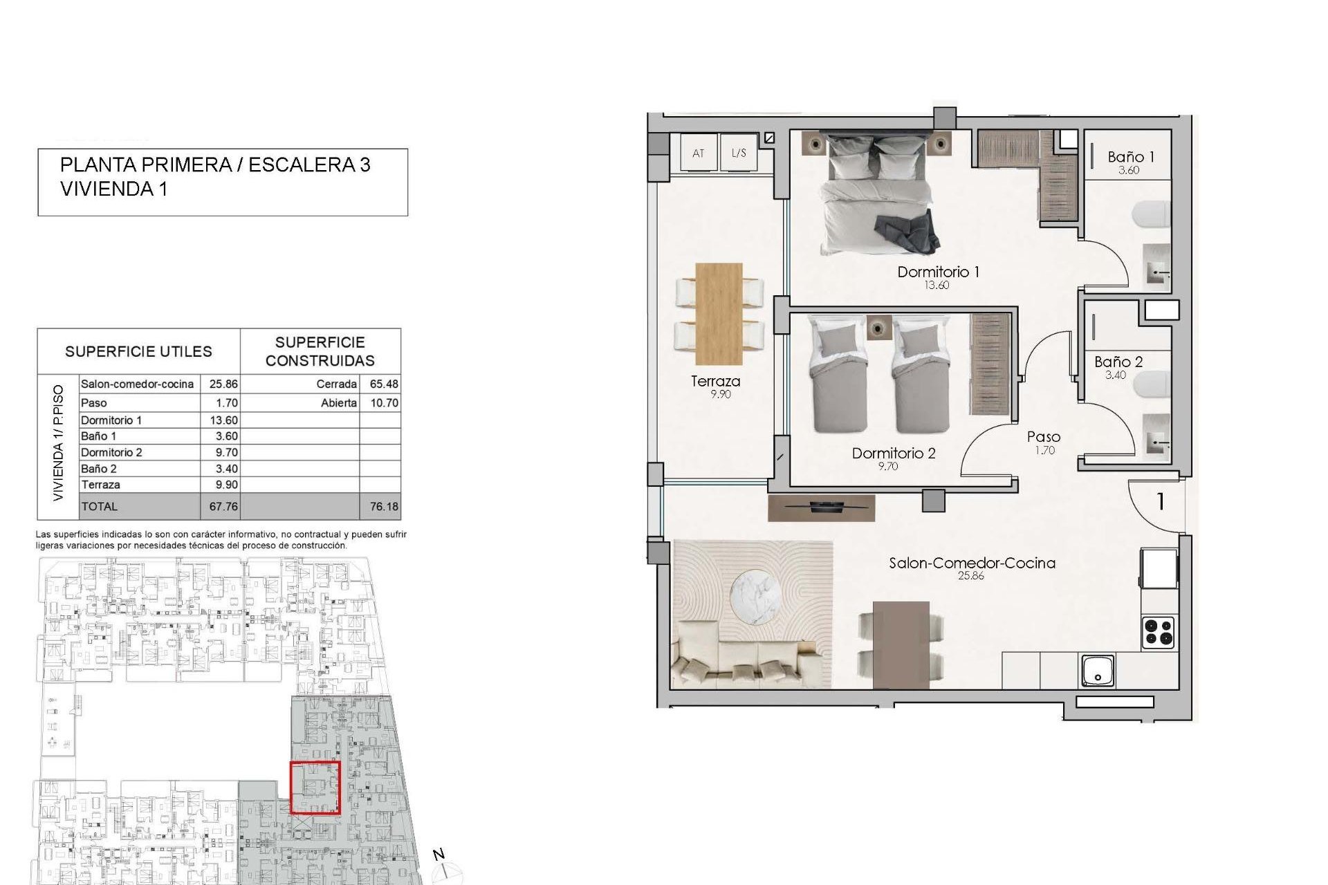 Nieuwbouw Woningen - Appartement -
Santa Pola - Estacion de autobuses