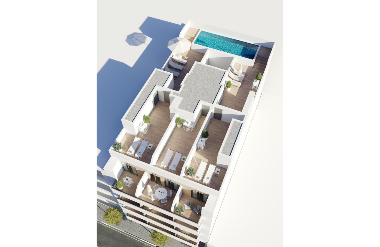 Nieuwbouw Woningen - Appartement -
Torrevieja - Centro