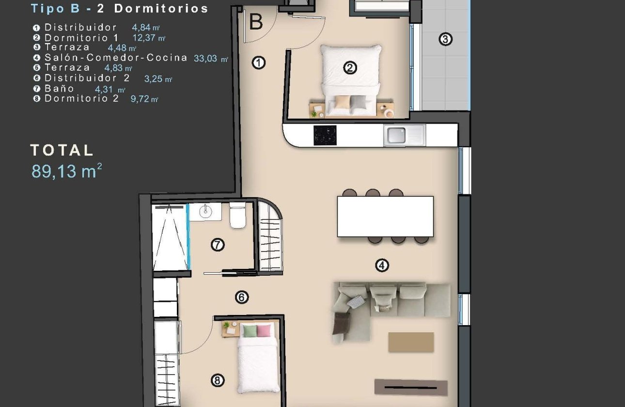 Nieuwbouw Woningen - Appartement -
Torrevieja - Centro