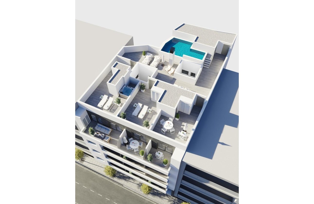 Nieuwbouw Woningen - Appartement -
Torrevieja - Centro