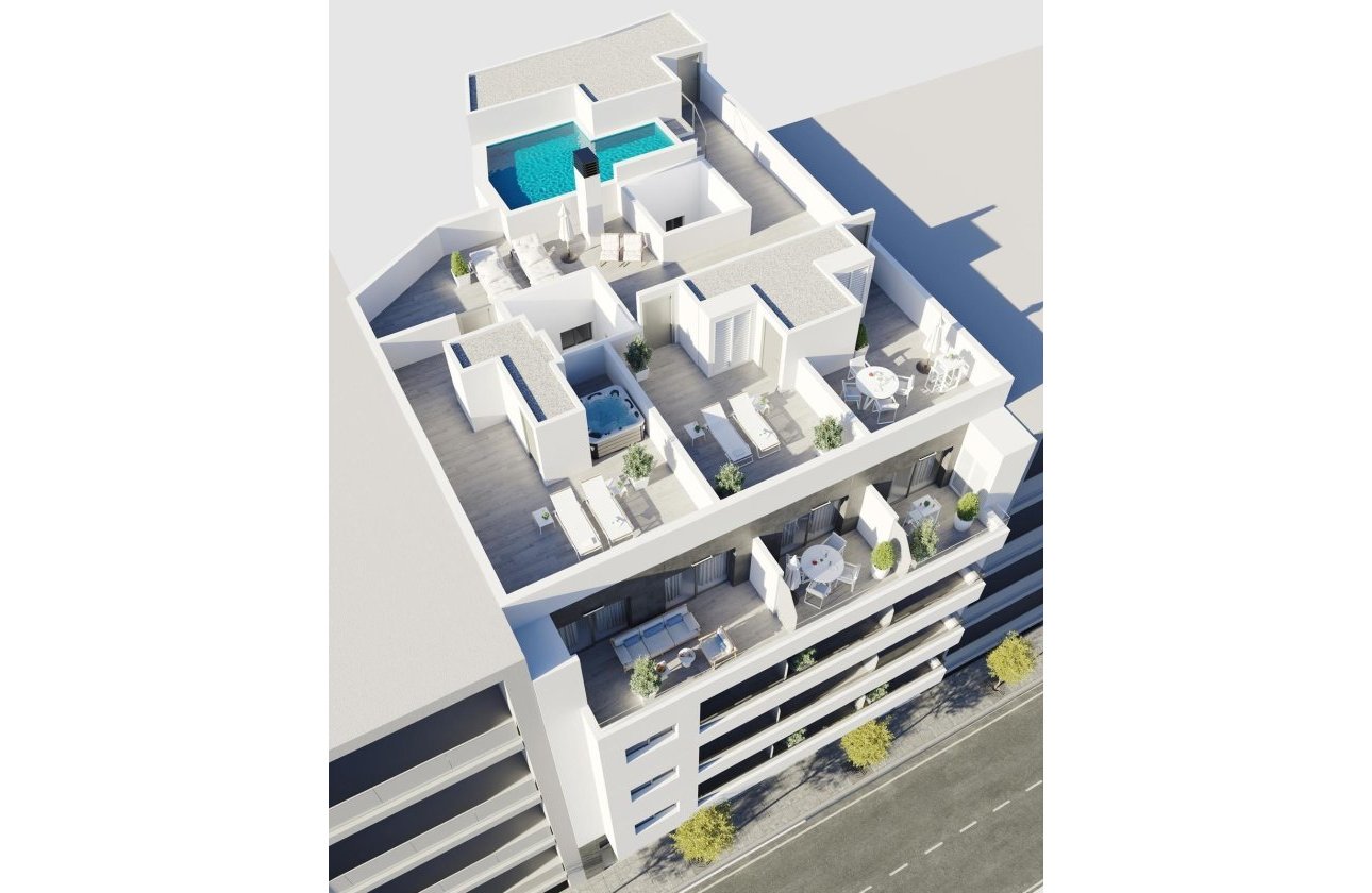 Nieuwbouw Woningen - Appartement -
Torrevieja - Centro