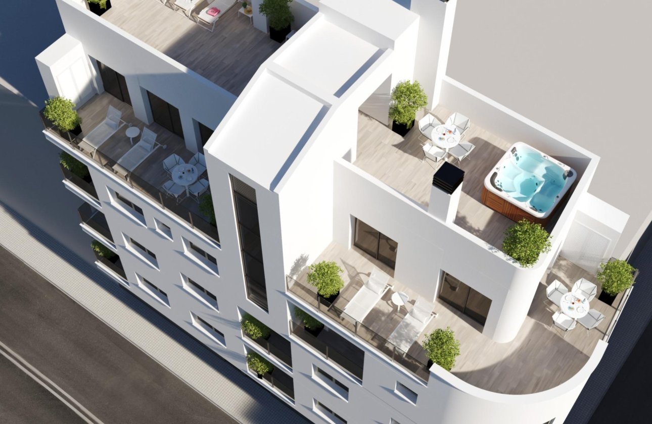 Nieuwbouw Woningen - Appartement -
Torrevieja - Centro