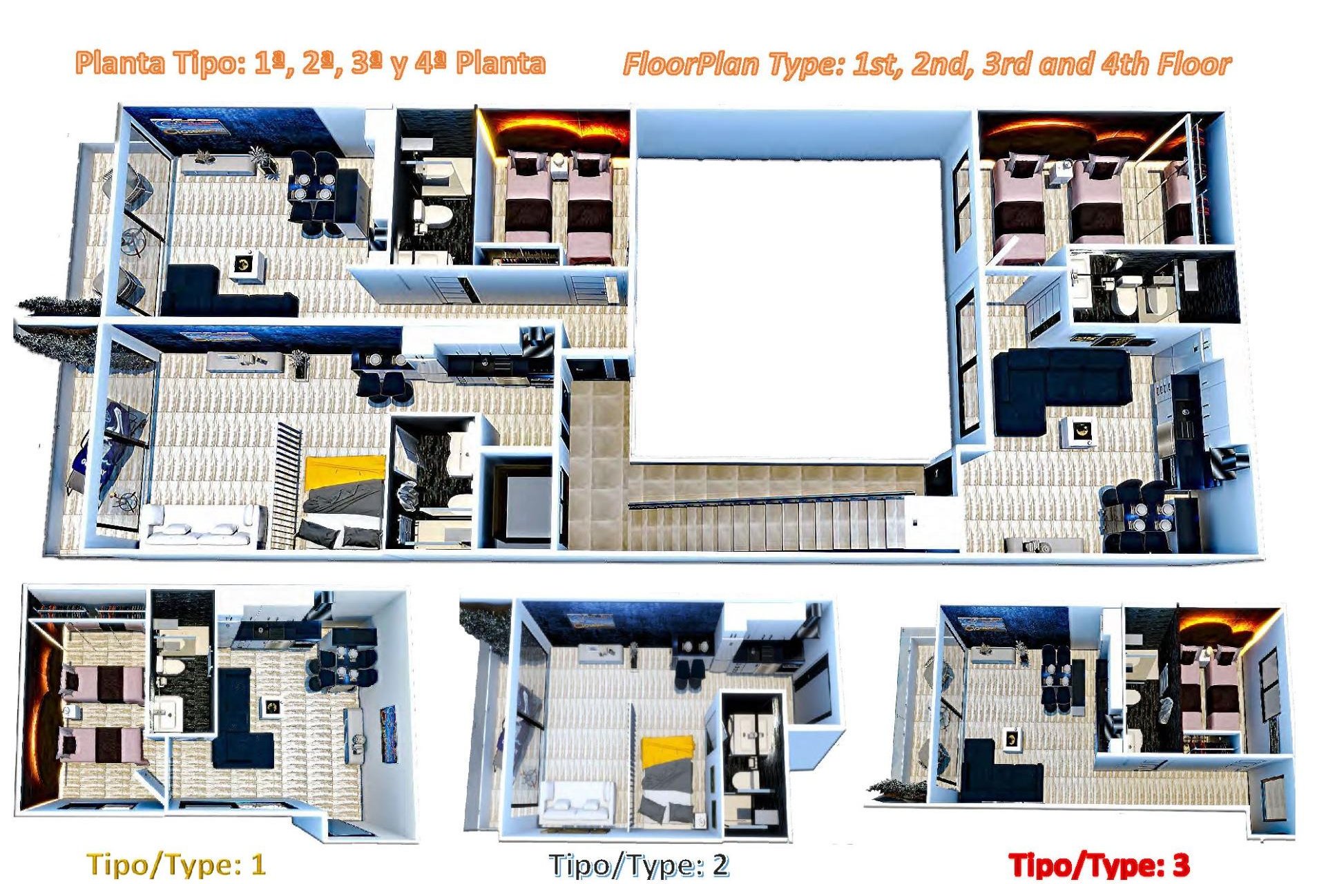 Nieuwbouw Woningen - Appartement -
Torrevieja - Centro