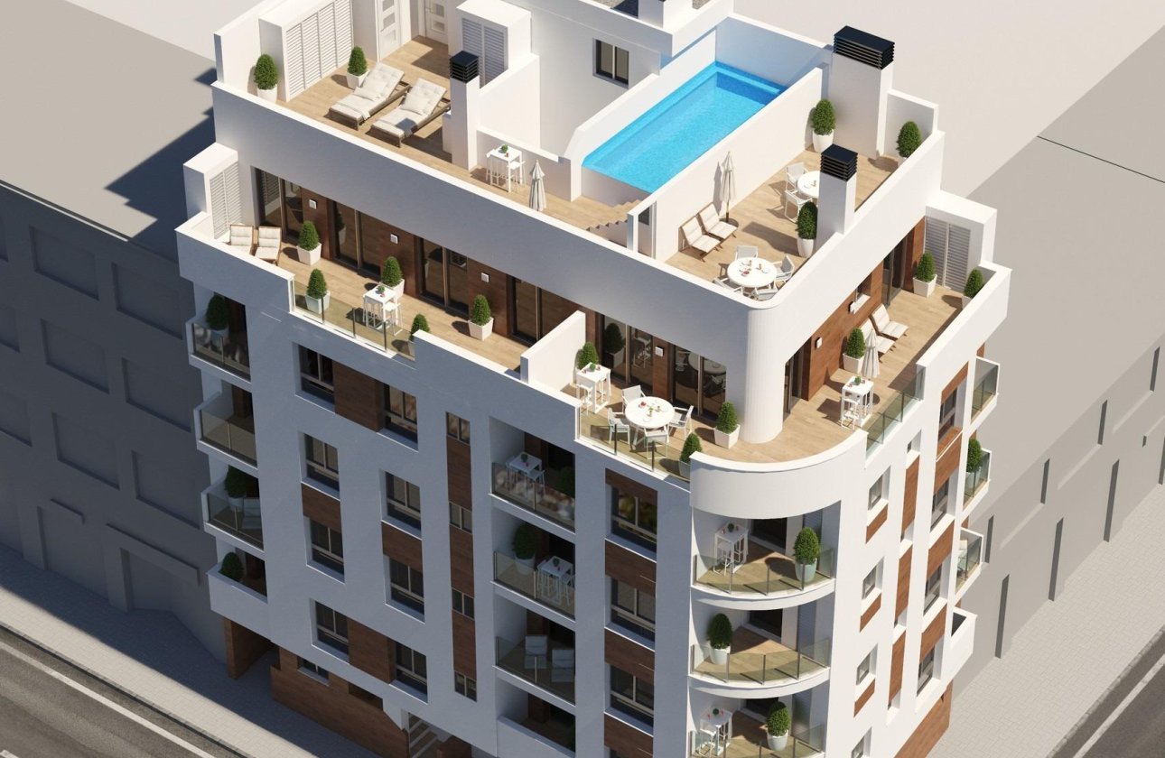 Nieuwbouw Woningen - Appartement -
Torrevieja - Centro