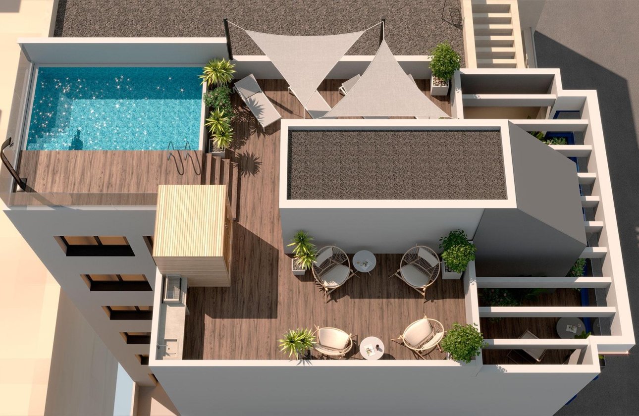 Nieuwbouw Woningen - Appartement -
Torrevieja - Playa del Acequión