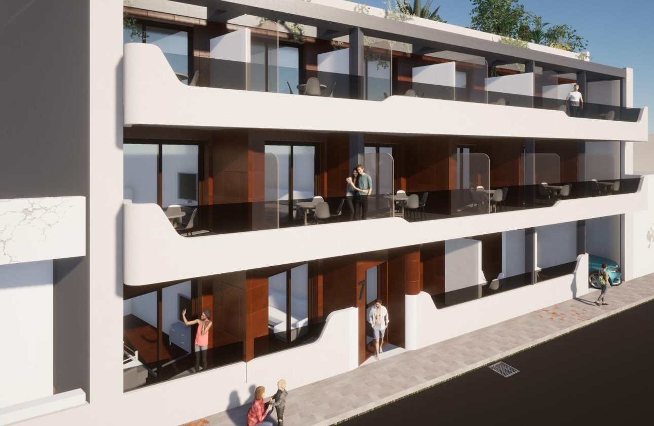 Nieuwbouw Woningen - Appartement -
Torrevieja - Playa del Cura