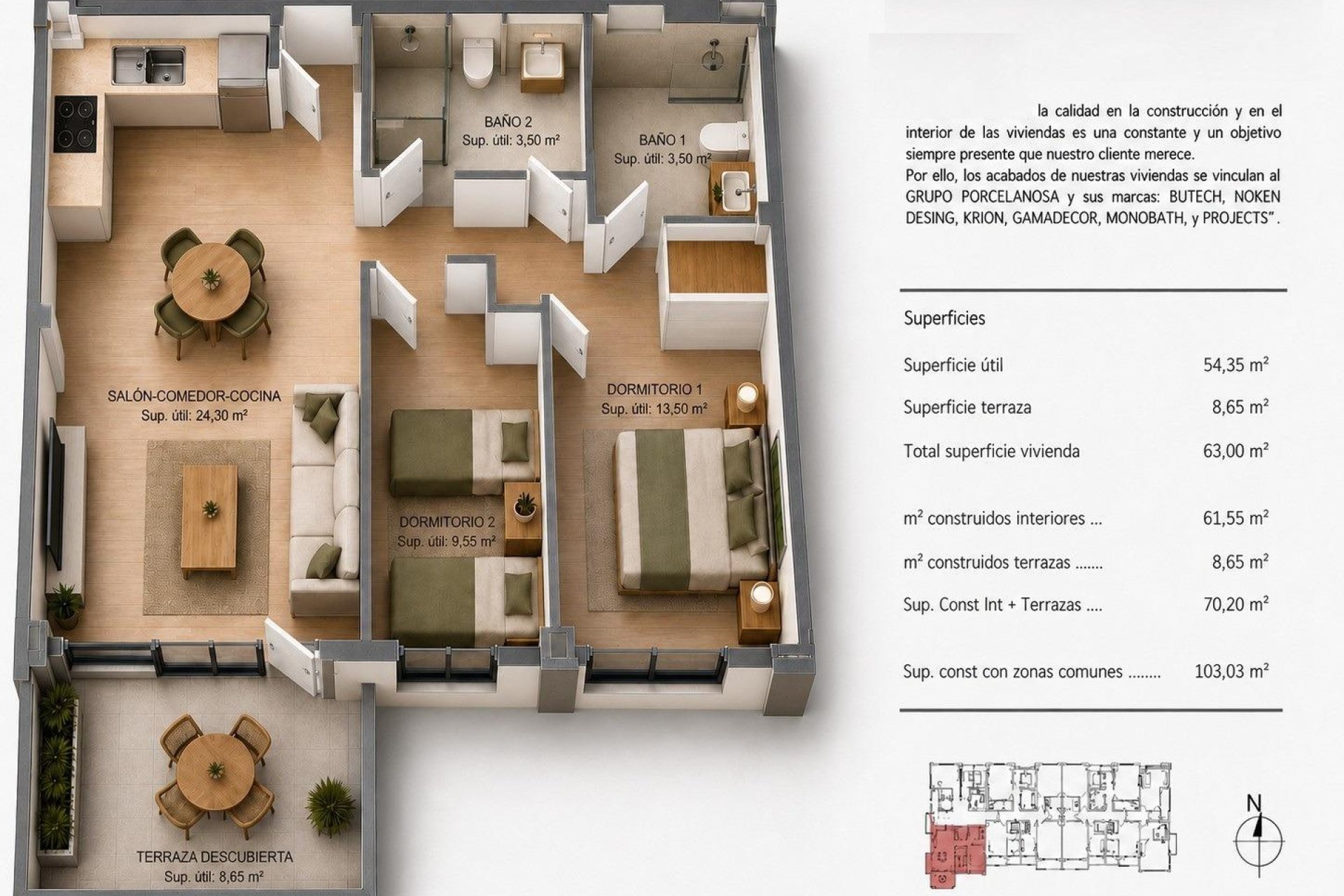 Nieuwbouw Woningen - Appartement -
Villajoyosa - Cala de Finestrat