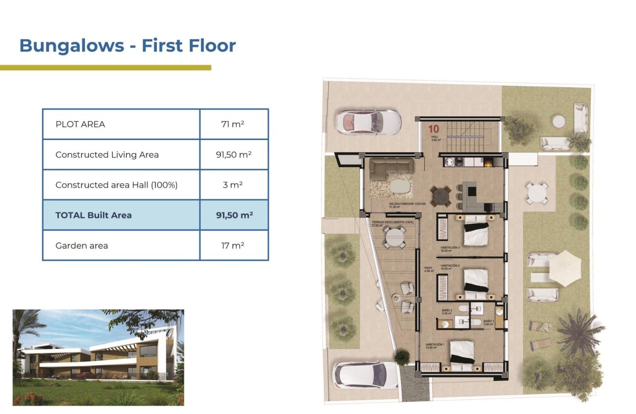 Nieuwbouw Woningen - Bungalow -
Orihuela Costa - La Ciñuelica