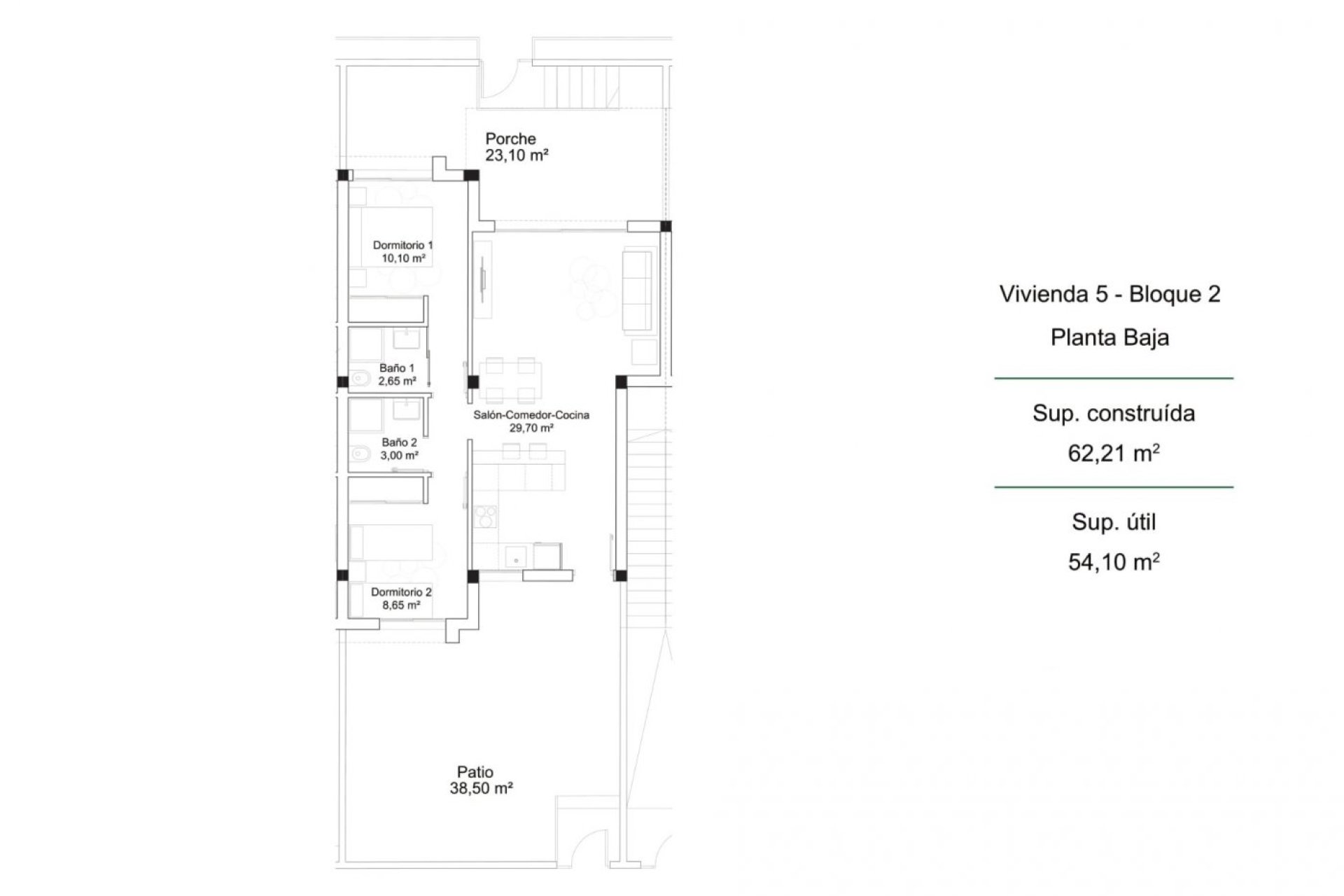 Nieuwbouw Woningen - Bungalow -
Orihuela Costa - PAU 26