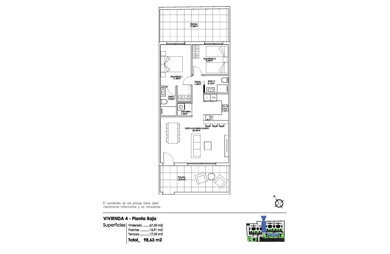 Nieuwbouw Woningen - Bungalow -
Pilar de la Horadada - Parque Ramon eugenio Escudero